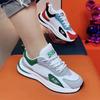 Sneakers spring and autumn new unisex couple dad shoes women's leather breathable soft-soled casual shoes women