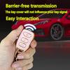 for Hyundai Key Fob Cover Smart Key with Keychain Fits for Hyundai Elantra Sonata Kia Forte Optima Spectra Key Case (4-Button-Pink)