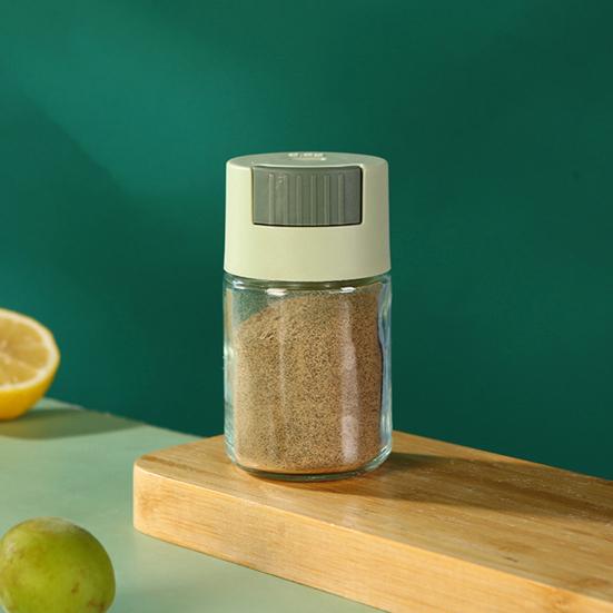 Glass Salt Shaker with Moisture Resistant Seal Easy Refill Transparent Design Food Grade Seasoning Jar