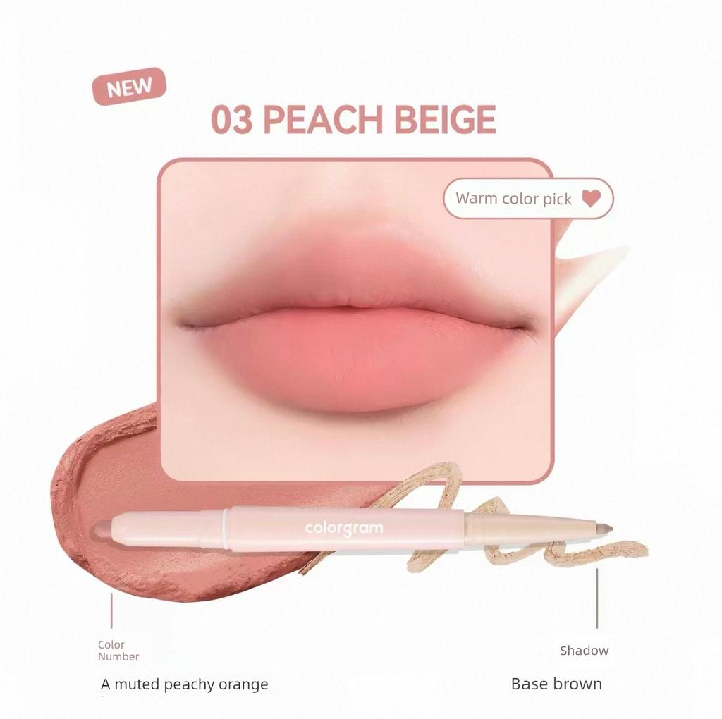 Mom Gave Me Pouty Lips! Korean Colorgram Double-Ended Lip Liner Matte Finish Lip Plumping Primer for Blending Lip Lines