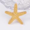 Personalized, Simple and Fashionable Alloy Sea Star Versatile Brooch, Beach, Ocean, Leisure and Vacation Style for Women