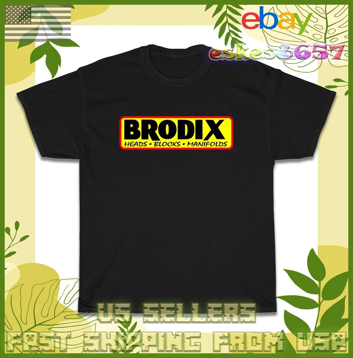 

Brodix Cylinder Heads Engines Logo Men s T-shirt American Style T Shirt M