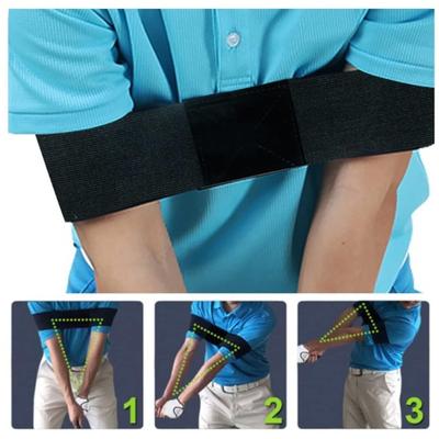 Golf Swing Posture Training Tape High Elasticity Wear-resistant Breathable Reusable Golf Hand Movement Correction Belt Professional Golf Swing