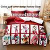 Hazbin Hotels Bedding Set Single Twin Full Queen King Size Bed Set Aldult Kid Bedroom Duvetcover Sets 3D Anime Bed Sheet Set