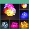 Simulations-Rosen-Lichterkette Mode Zartes Plastik Tragbar LED Dekoration