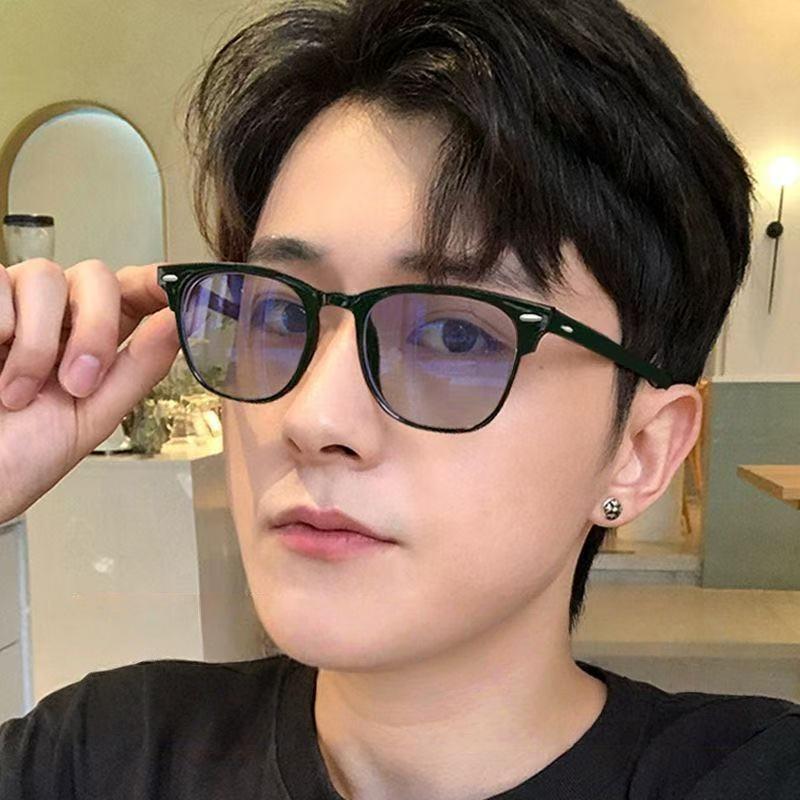 Popular full-frame retro sunglasses with rivets, versatile and fashionable, slimming and trendy