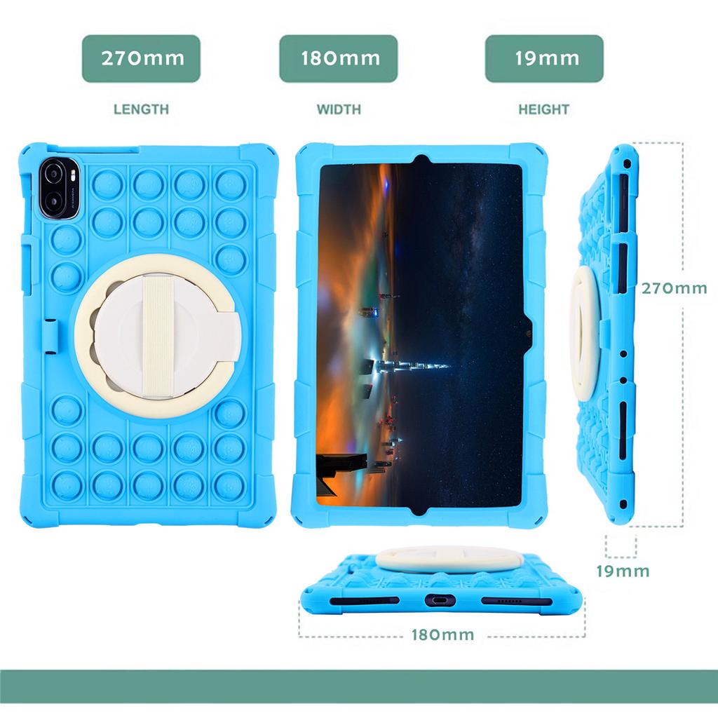 For Xiaomi Mi Pad 5 6 Pro Case Soft Bubble Silicon Kids Handle Cover For MiPad 5 Pro 2021 11 Inch Tablet Stand Case Shoulder Strap