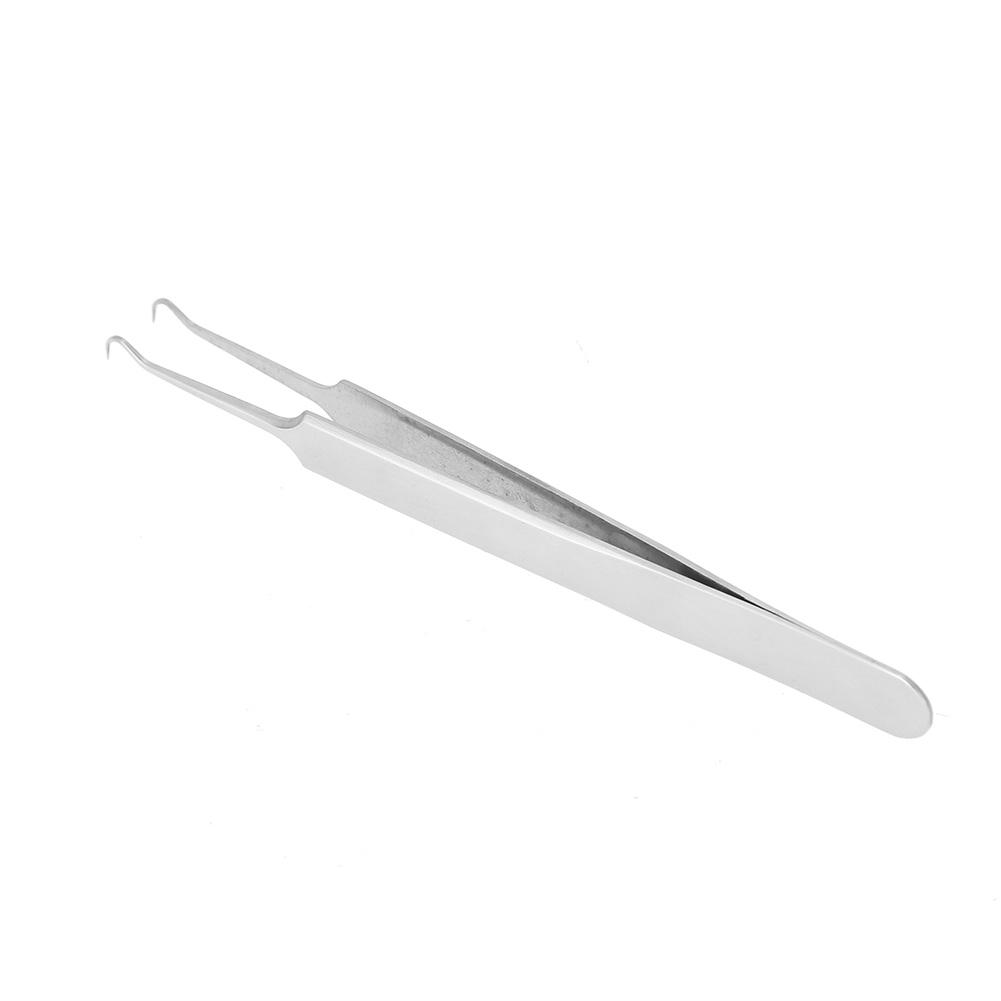 Curved Stainless Steel Blackhead Blemish Fat Granule Pimple Removal Extractor Face Care Tool