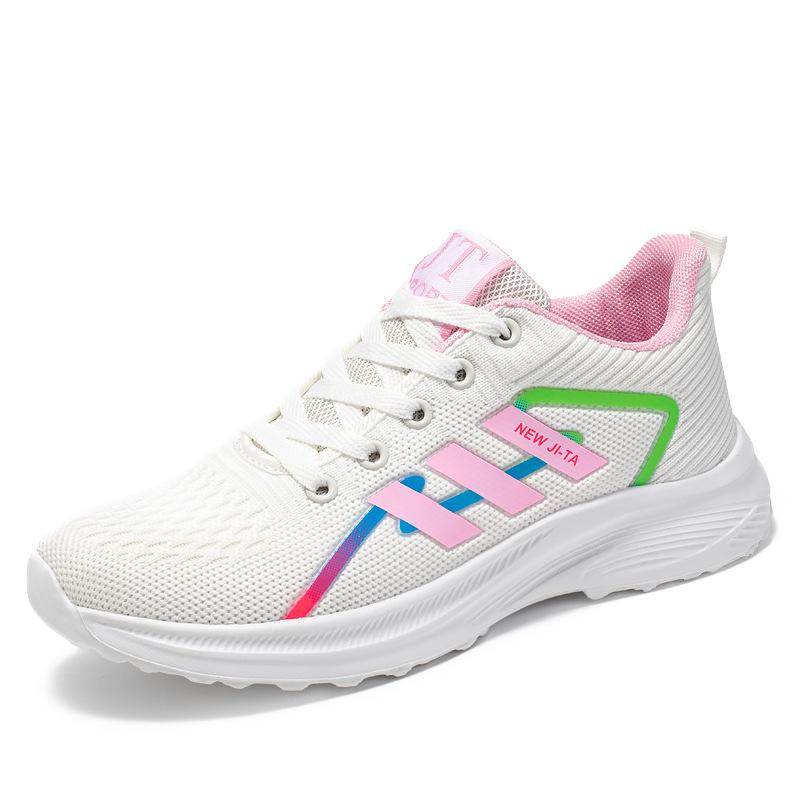 

Men s and women s same fly-woven mesh sneakers, new lightweight and breathable running casual shoes, student shoes 40