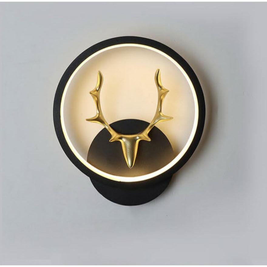 Abs Plastic Led 3 Color Home Decor Fancy Wall Indoor/Outdoor Decorative Lights -(Warm+Natural+Coolwhite) (1, Hiranhead-Round)