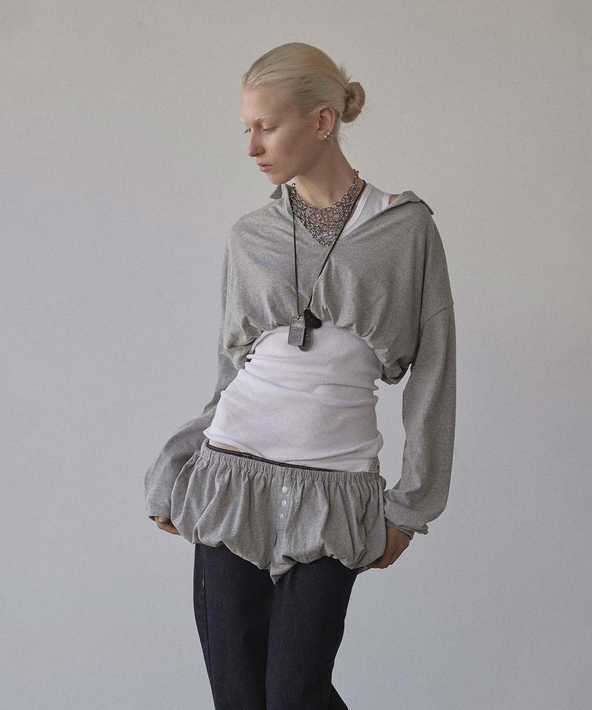 SCULPTOR Good Girl Bloomers Melange Gray