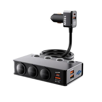 Car Cigarette Lighter Adapter New 3-Socket 3.1A Charger Charger USB Car USB+QC3.0+PD65w Accessories Port USB 18W