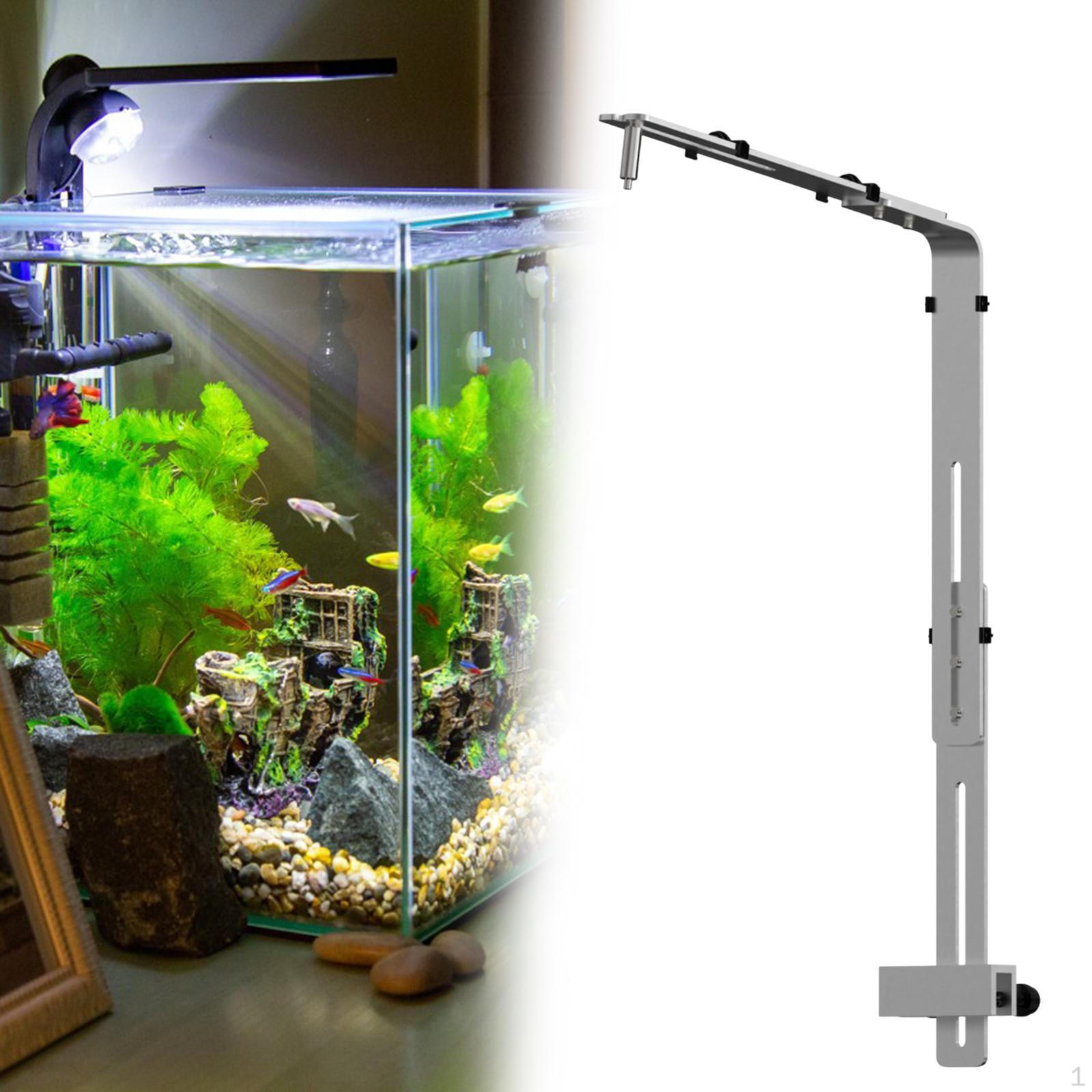 

Підставка для акваріума з алюмінієвого сплаву, кронштейн для світла для акваріума Silver 5mm