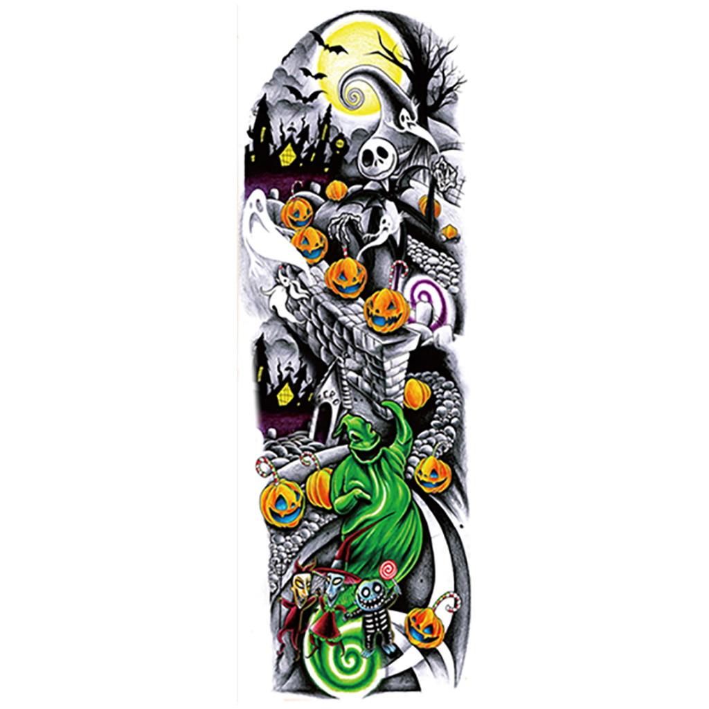 Different Styles of Arm Temporary Stickers Body Art Cool Body Decoration