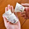 Haofeng Suet Jade Porcelain Portable Travel Tea Set