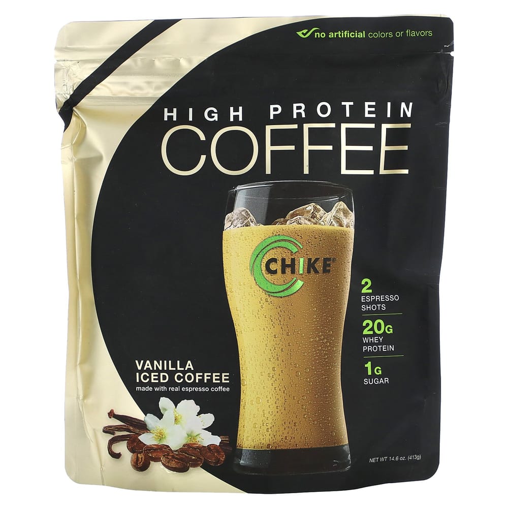 

iHerb High Protein Iced Coffee Vanilla, 413g (14.6oz) 413g - 1 ea