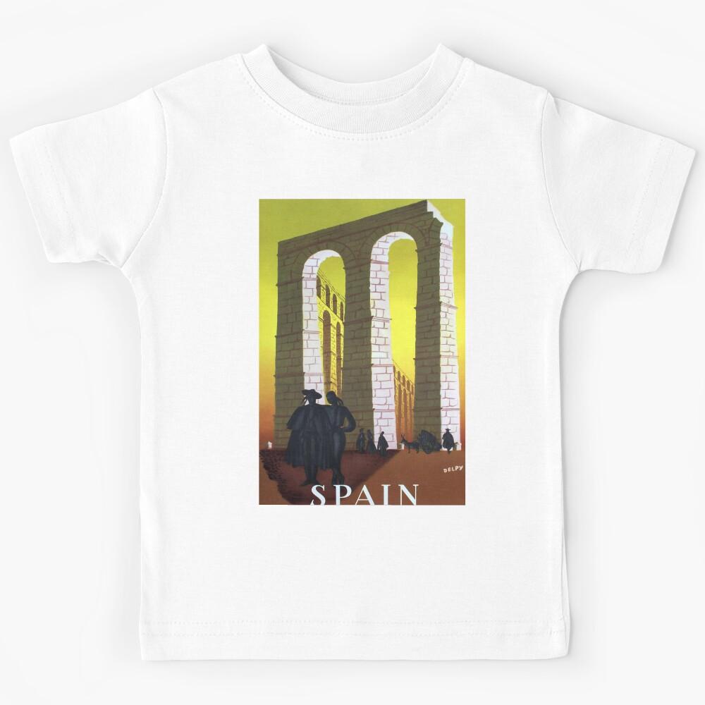 Spain retro poster Kids T-Shirt 110