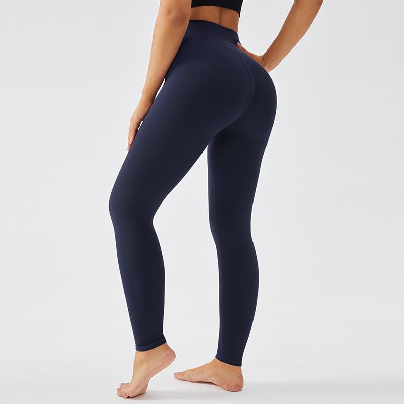 Meiyang Women's High Waist Peach Lift Yoga Pants - Tummy Control & Shark Skin Feel Fitness Leggings