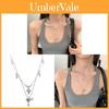 Saturn Planet Necklace For Women Titanium Handcrafted Geometric Pendant Chain Summer 2025