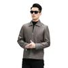 Autumn and winter new style genuine leather jacket men's sheepskin coat lapel jacket business men's wear