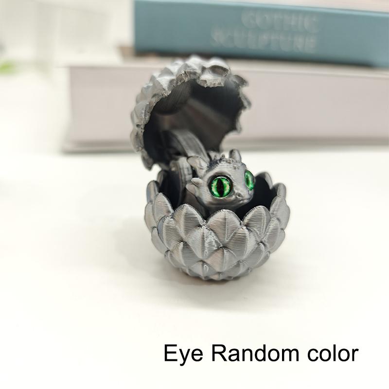 Фигурки драконьих яиц, напечатанные на 3D-принтере, украшения, игрушки, мини-игрушки-драконы, имитация, домашние аксессуары, украшение для рабочего стола, детский подарок