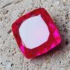 117 Cts Natural Mozambique Red Ruby Cushion Cut Ruby Gemstone Certified