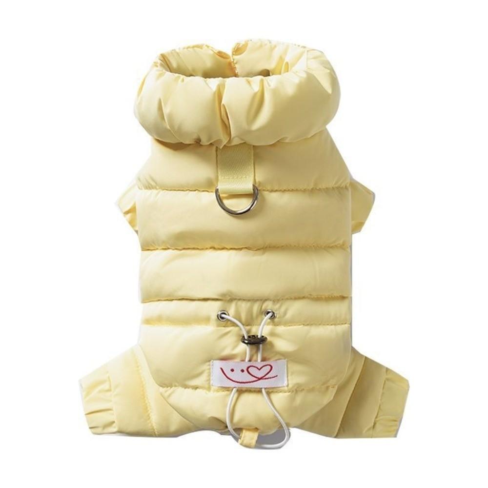 Padded Cotton Dog Jumpsuit Four Legs Design Puppy Down Jacket Warm Pet Coat For Dogs