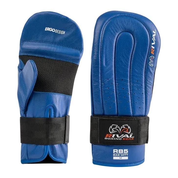 Rival RB5 Bag Mitts Boxhandschuhe Blau S