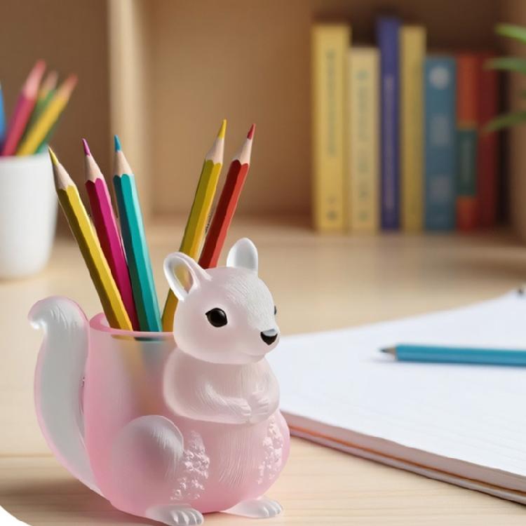 Flexible Silicone Mould Accessory for Creating Squirrel Planter Decoration With Resin And Plaster Daily Use