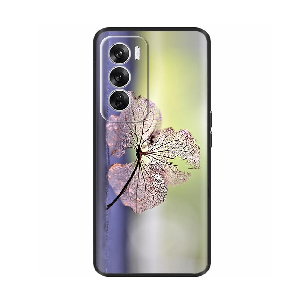 For OPPO Reno12 Reno 12 Pro 12Pro Case Silicon Phone Back Cover for OPPO Reno 12 Cases Reno12 Pro Soft Black Bumper Coque Para