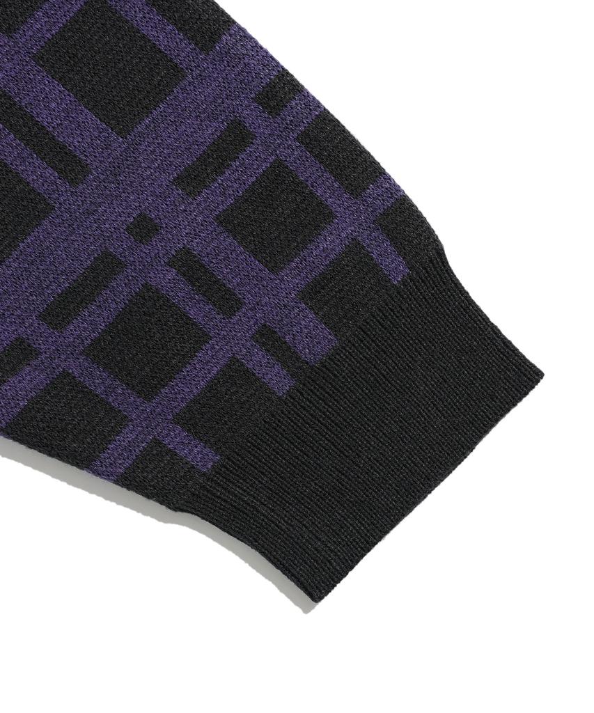 NICEGHOSTCLUB Crayon Angel&Devil Knit_Charcoal(Ng2Esuk602A)
