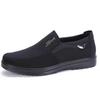 Canvas Skor Herr Klassiska Loafers Herr Casual Skor Andningsbara Promenad Flats Herrskor Sneakers Plus Storlek