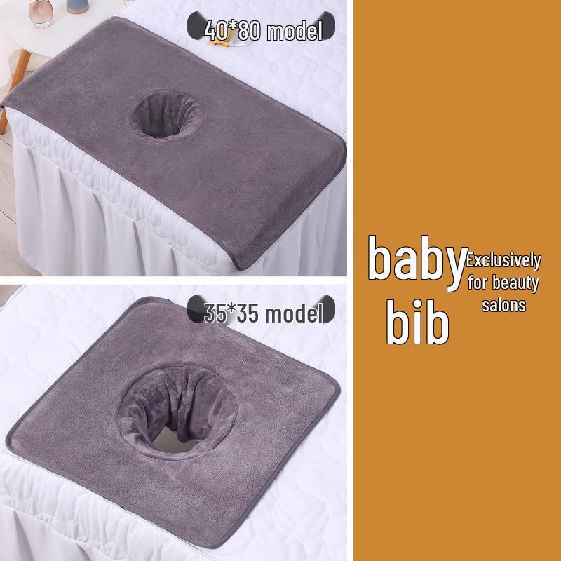 Customized Beauty Salon Set: Thickened Massage Bed and Pillow Towels with Face Hole