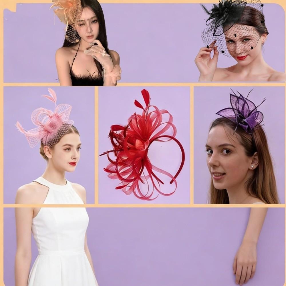 Circle Hair Band Pad Heart With Elastic Band Self-Adhesive Pen Clip Not Easy Fall Off Leather Decorative Hair Band