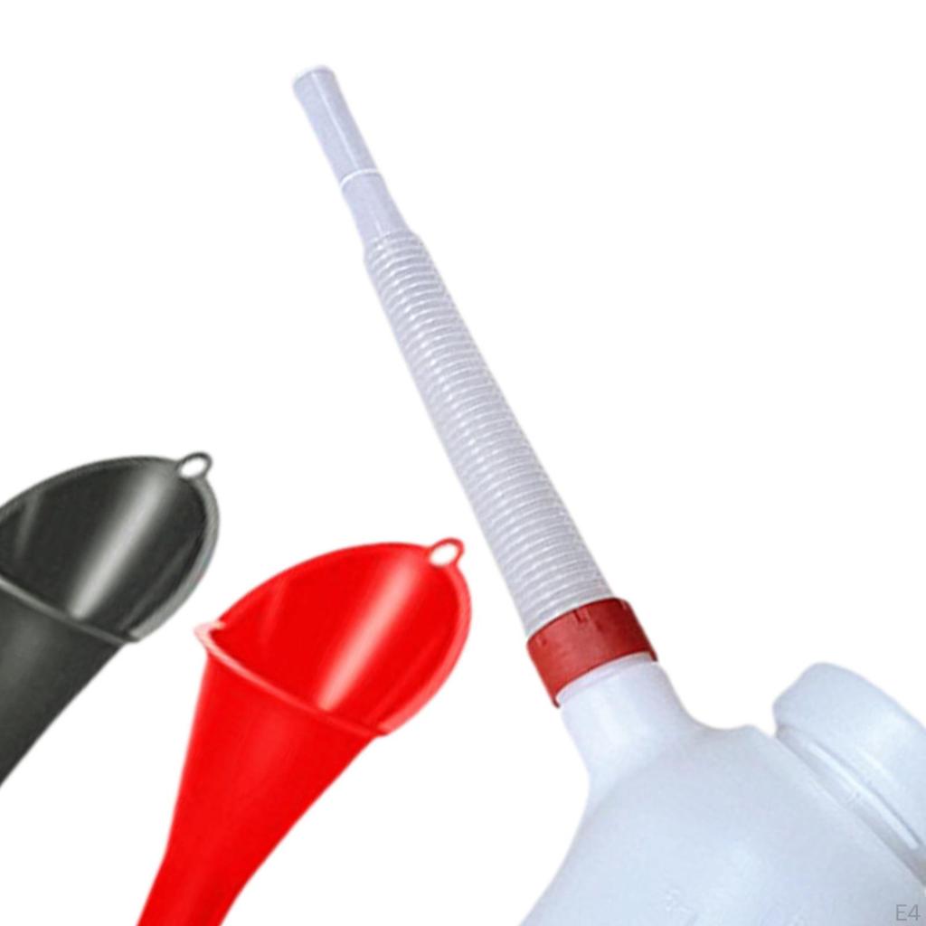 Oil Jug Measuring Container Automotive and Flexible Funnel Set Dispenser
