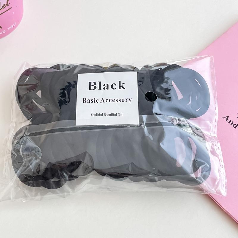 50-Pack Japanese-Style Hair Ties: Simple Rubber Bands & Bun Accessories for Women