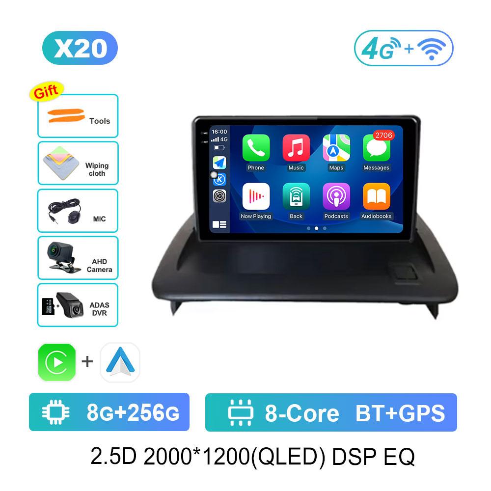 Car Radio Multimedia Player DSP Stereo Android 14 WiFi for Volvo C30 S40 V50 C70 2004 - 2012 GPS Navigation 4G Bluetooth