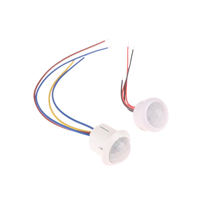 Led Pir No Adjustable Delay Human Body Infrared Detector Ir Infrared Motion Sensor Light Switch For Home Ac110-240V Dc 12V-24V
