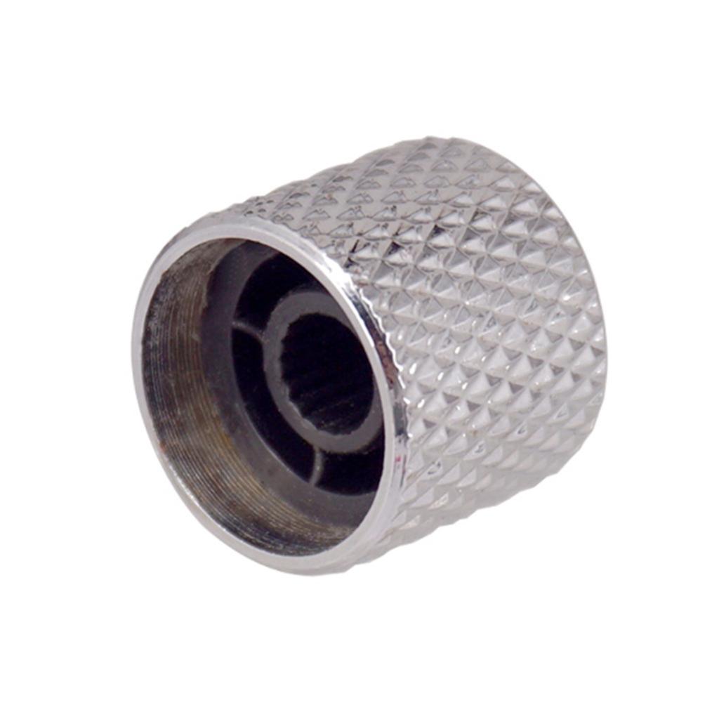 Guitar Metal Button Potentiometer Button Iron Button Gold and Silver Black Electric Guitar Bass Metal Button Knob Potentiometer Button