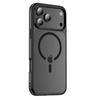 Applicable iPhone17ProMax Armor Magnetic Suction Mobile Phone Case Matte Surface Matte Apple 16 Airbag Anti-drop Protective Cover