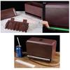 Portable Plastic Press Straw Box Adjustable Outlet Black Push Straws Dispenser Pressing Type Storage Box Restaurant Coffee Shop