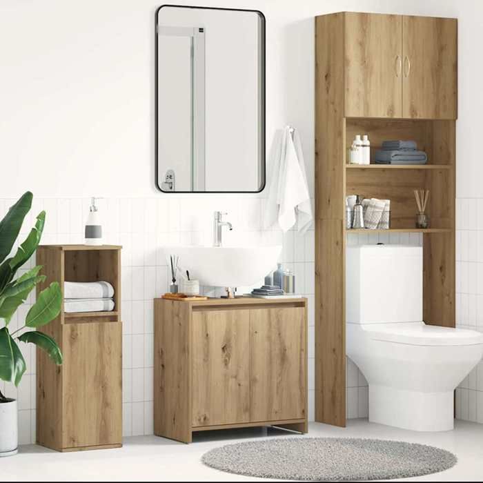 VidaXL Bathroom Vanity Unit Artisan Oak 60x33x60 Cm 861146