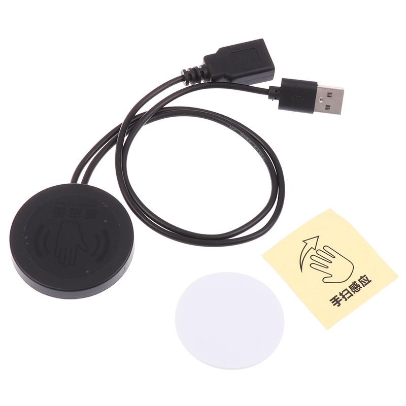 Penetrable Wooden Partition Touch Sensor Led Light Switch Hand Sweep Dimmable Touch Dimmer For Mirror Cabinet Shelf Lamp