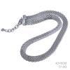 Yhpup Waterproof Stainless Steel Metal Cuban Chain Wide Neck Necklace Gold Silver Color Trendy Texture Statement Jewelry Gift