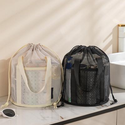 Bolsas de Ducha de Malla Portátil Bolsa de Ducha de Malla Impermeable Bolsita Organizadores para Artículos de Tocador Baño Viaje Habitación de Dormitorio Vacaciones Verano Gimnasio