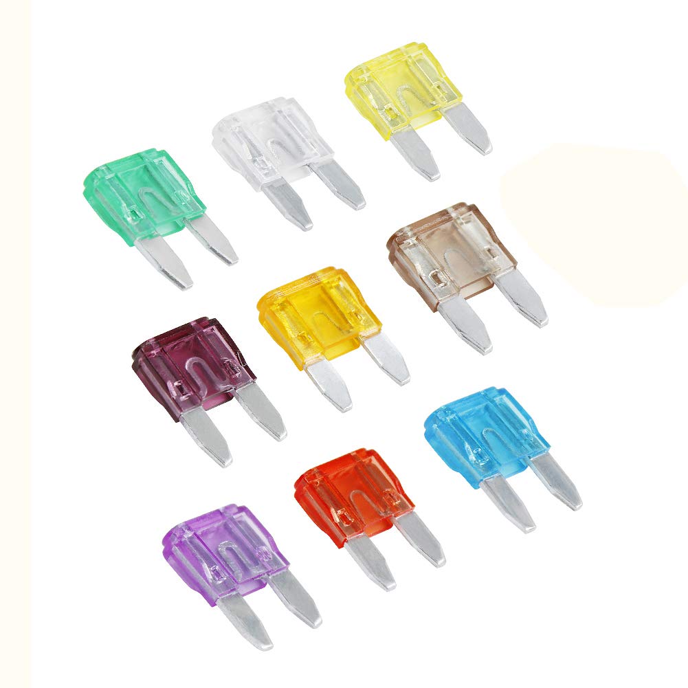 AHL Mini Flat Fuse Set 5A 7.5A 10A 15A 20A 25A 30A 35A 40A 10pcs Each 90pcs