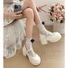 Fashion Japanese High Heels Mary Jane Shoes Women 2025 Goth Chunky Platform Pumps Woman Ankle Buckle Thick-soled Party Lolita Shoes
