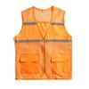Vlastní logo Prodyšná síťovaná reflexní vesta pro veřejné služby a dobrovolnické aktivity