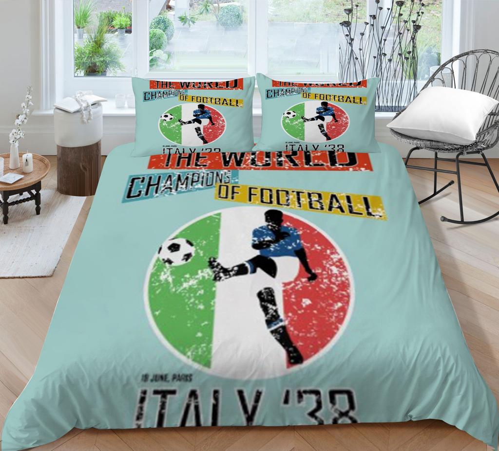 Ball Quilt Cover Pillowcase Two Or Three Piece Set 3D Digital Printing Polyester