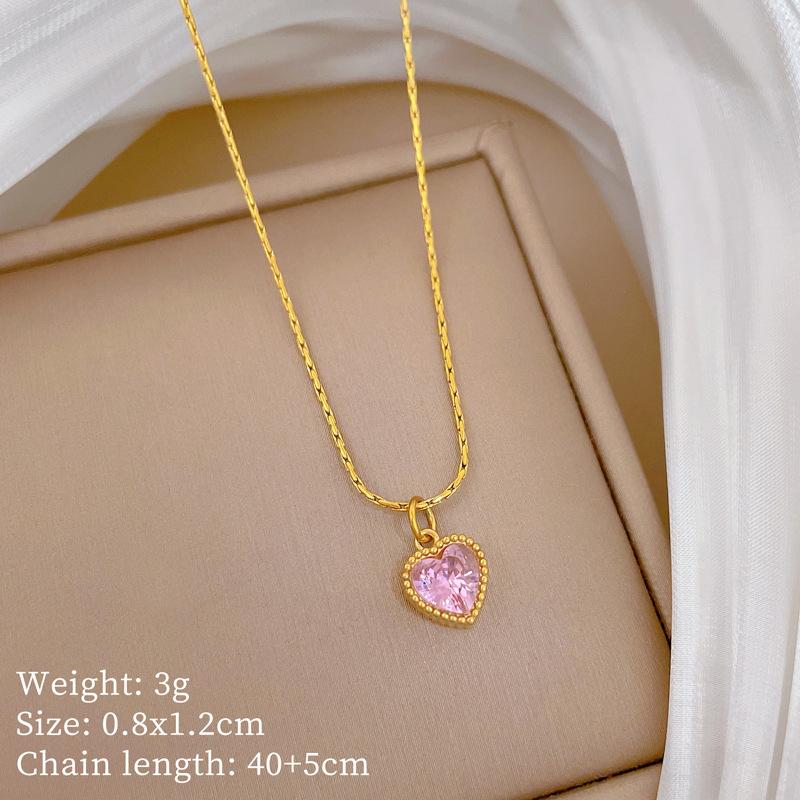 Real Gold Electroplating In The Furnace, Good Color Retention, Cold Necklace, Female Collarbone Chain With Jewelry